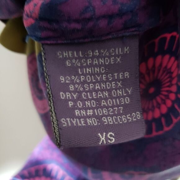 Kale Bob Silk Blend Colorful Boho Sleeveless Maxi Dress Size XS - Picture 5 of 9